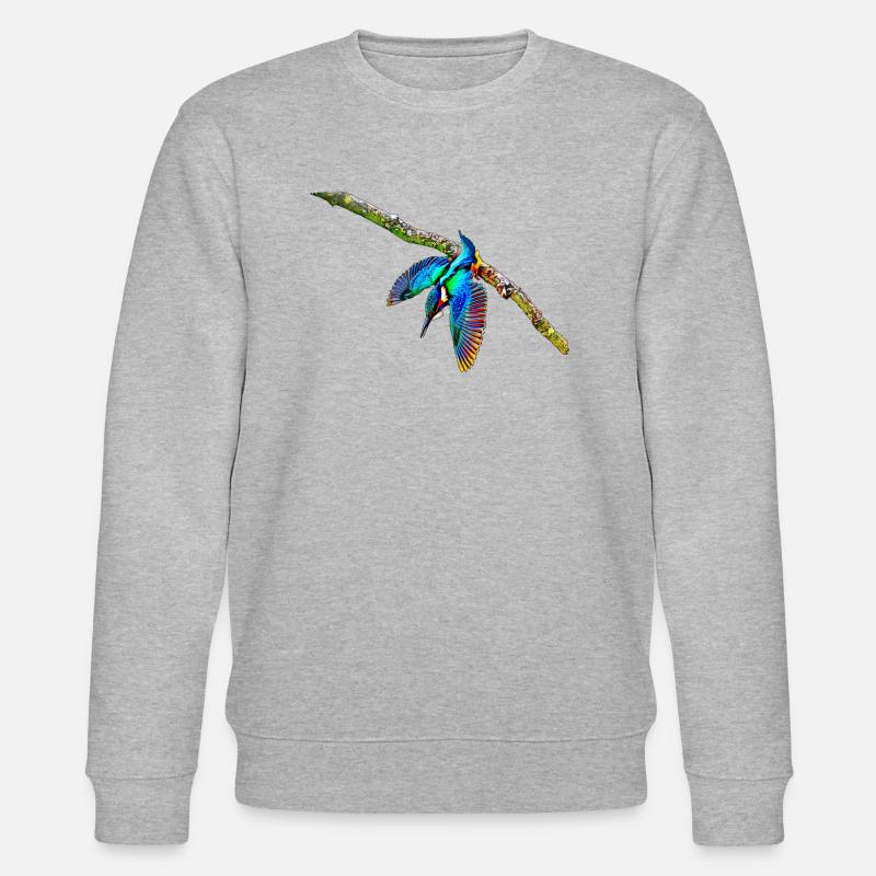 eisvogel - Stanley/Stella Unisex Bio-Sweatshirt CHANGER  - Grau meliert