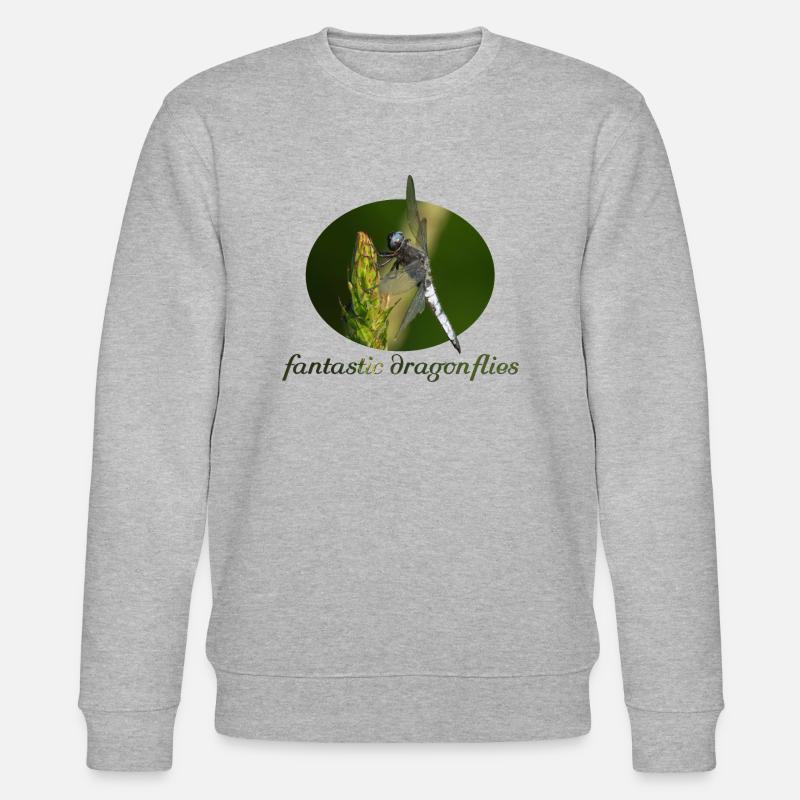 Libelle - Stanley/Stella Unisex Bio-Sweatshirt CHANGER  - Grau meliert