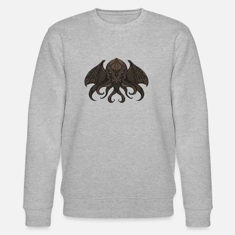 Cthulhu II Bronze - Sweat bio CHANGER Stanley/Stella Unisexe - gris chiné