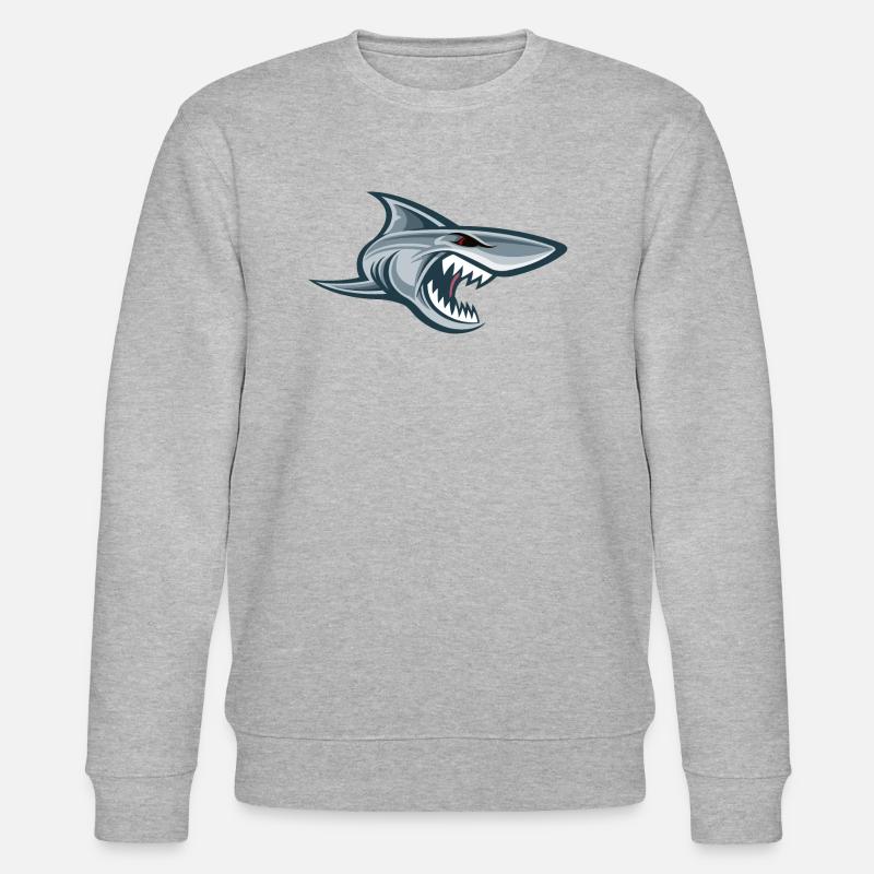 requin - Sweat bio CHANGER Stanley/Stella Unisexe - gris chiné