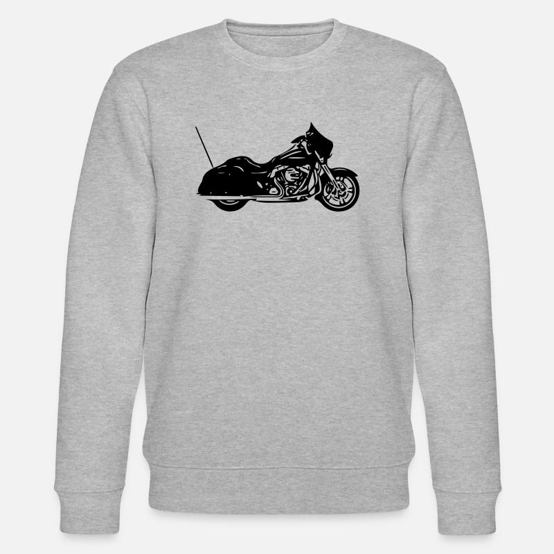 Road King Desing - Stanley/Stella Unisex Bio-Sweatshirt CHANGER  - Grau meliert