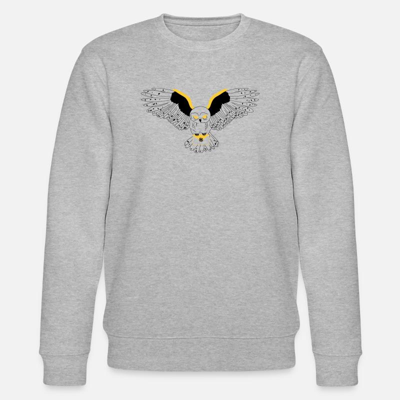Euleneule - Stanley/Stella Unisex Bio-Sweatshirt CHANGER  - Grau meliert