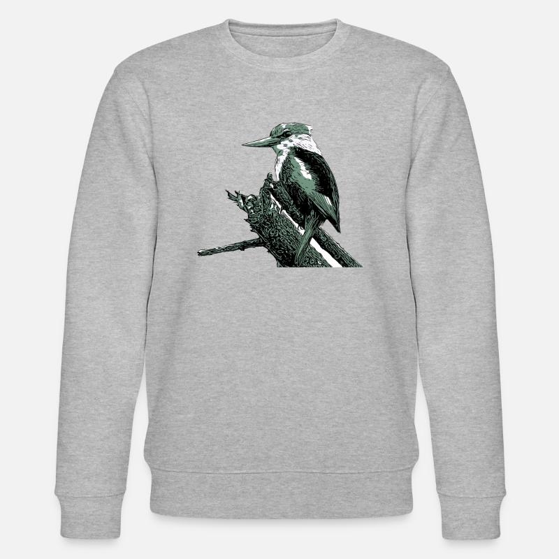 Eisvogel - Stanley/Stella Unisex Bio-Sweatshirt CHANGER  - Grau meliert