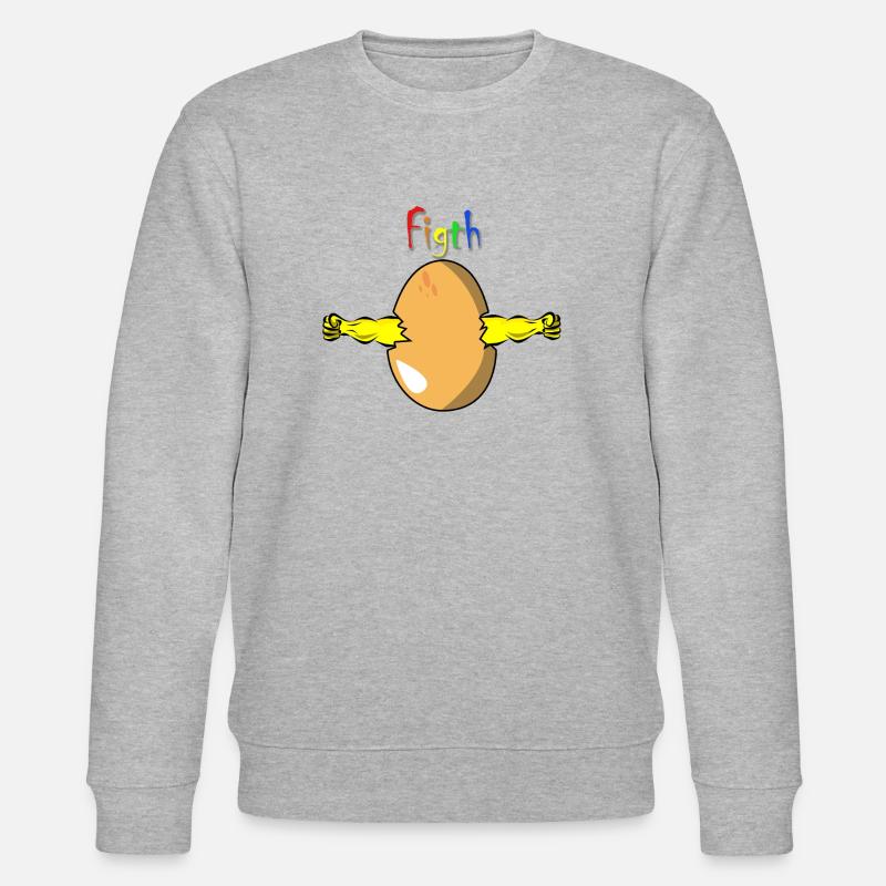 LGBT-Eier - Stanley/Stella Unisex Bio-Sweatshirt CHANGER  - Grau meliert