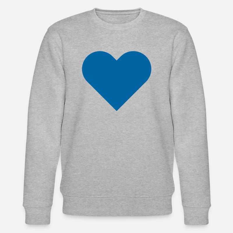 Je t'aime - Sweat bio CHANGER Stanley/Stella Unisexe - gris chiné