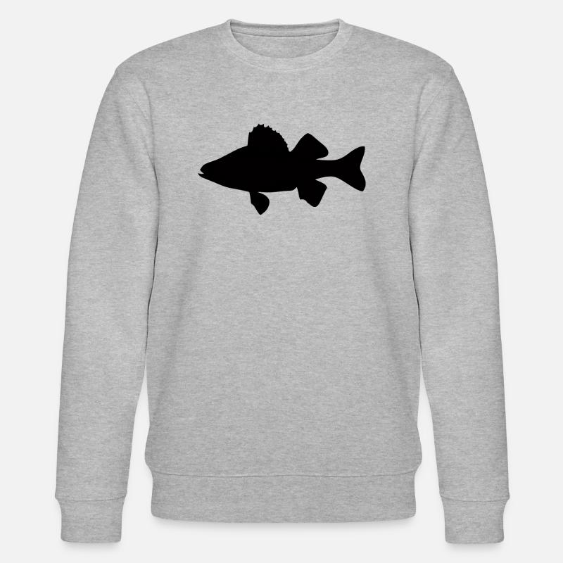 Barsch schwarz - Stanley/Stella Unisex Bio-Sweatshirt CHANGER  - Grau meliert