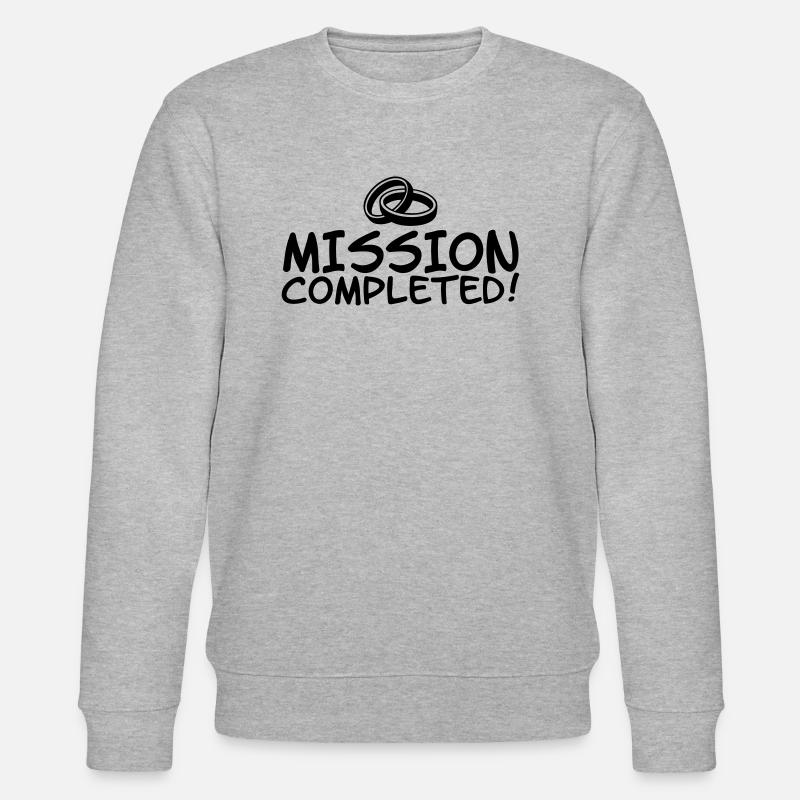 Mission completed - Stanley/Stella Unisex Bio-Sweatshirt CHANGER  - Grau meliert