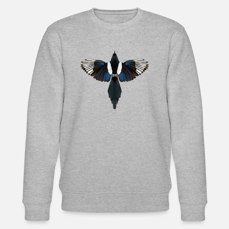 Polyart Elster - Stanley/Stella Unisex Bio-Sweatshirt CHANGER  - Grau meliert