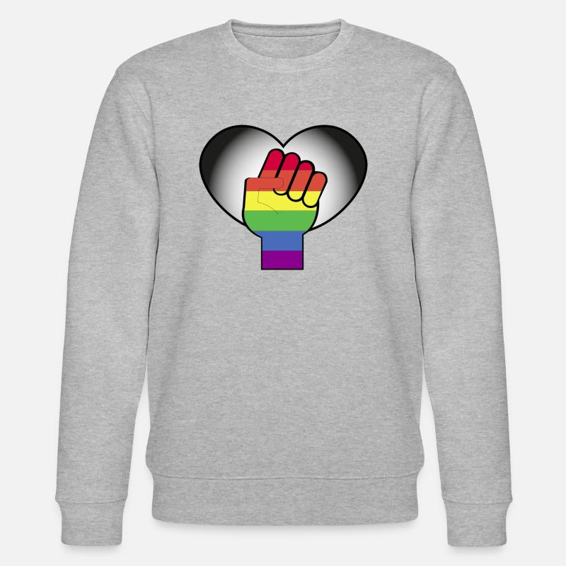 Pride-Monat - Stanley/Stella Unisex Bio-Sweatshirt CHANGER  - Grau meliert