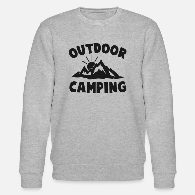 outdoor camping - camping life - Sweat bio CHANGER Stanley/Stella Unisexe - gris chiné