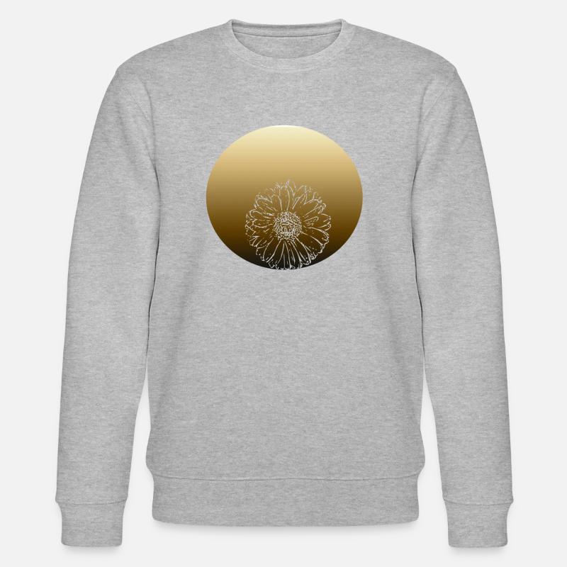 Sonnenblume - Stanley/Stella Unisex Bio-Sweatshirt CHANGER  - Grau meliert