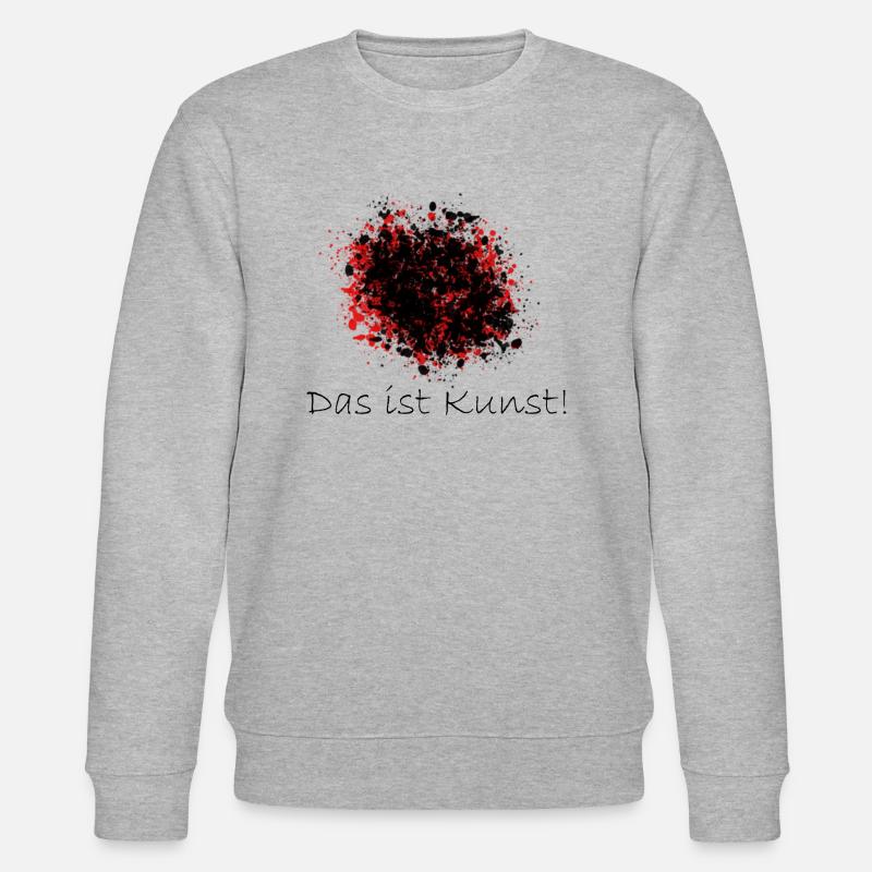 Das ist Kunst! - Stanley/Stella Unisex Bio-Sweatshirt CHANGER  - Grau meliert