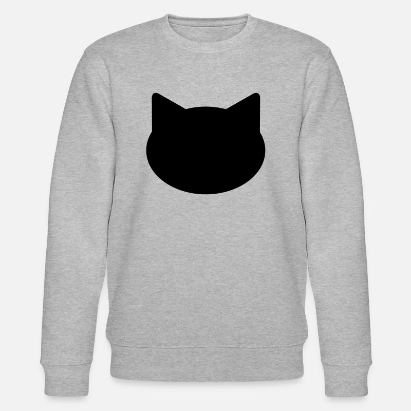 Hintergrund Katze - Stanley/Stella Unisex Bio-Sweatshirt CHANGER  - Grau meliert