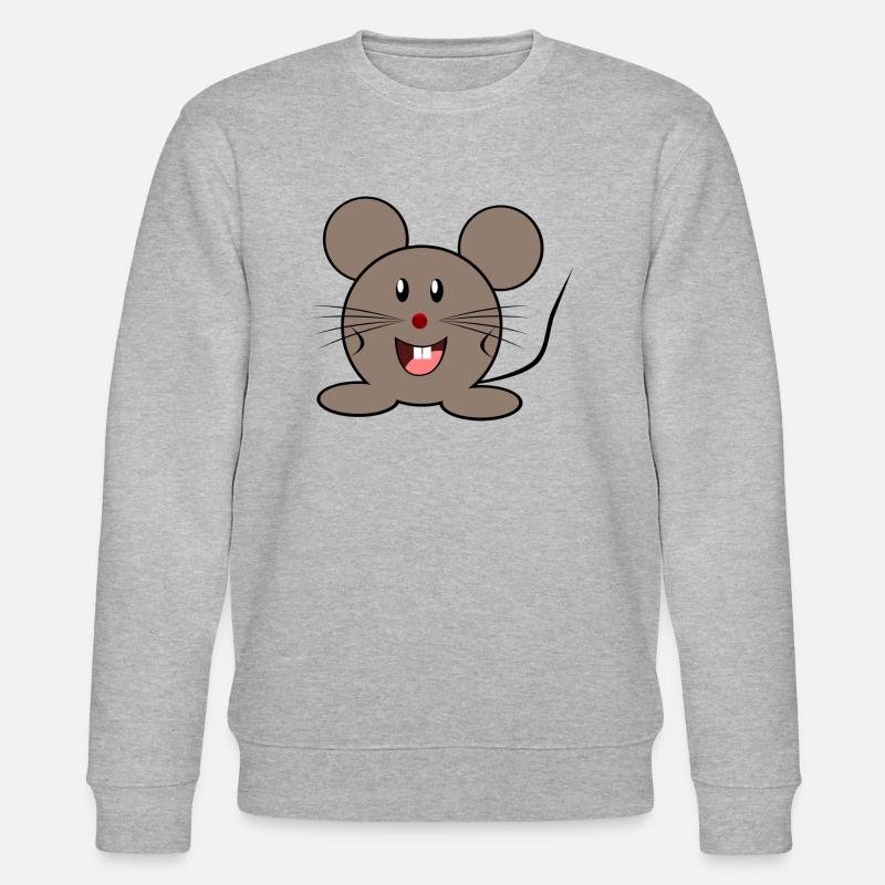 souris - Sweat bio CHANGER Stanley/Stella Unisexe - gris chiné