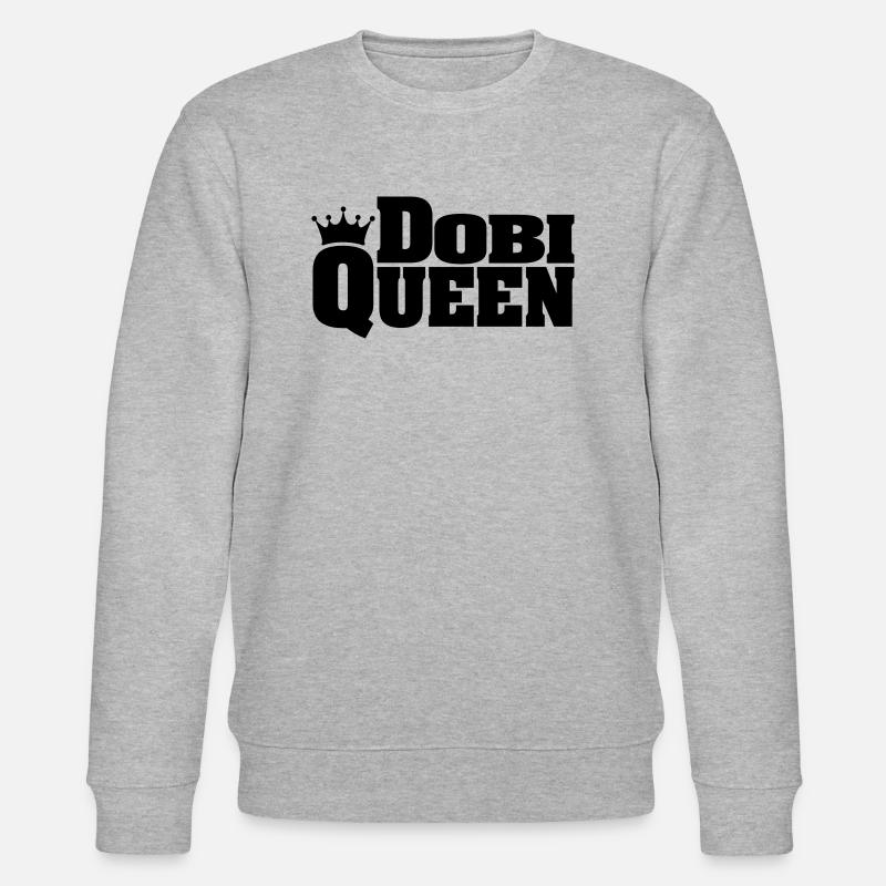 DOBI QUEEN Doberman Pinscher - Sweat bio CHANGER Stanley/Stella Unisexe - gris chiné