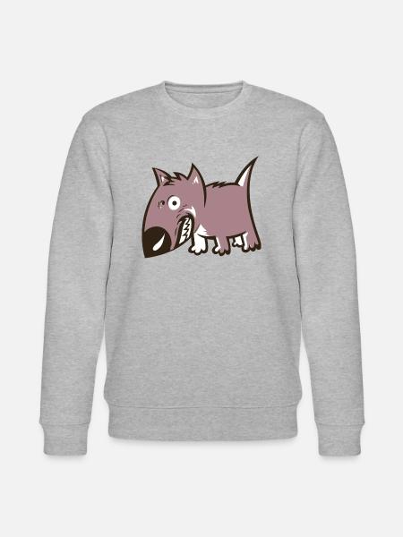 Bull Terrier - Stanley/Stella CHANGER Unisex Organic Sweatshirt - heather grey