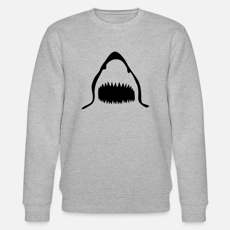 requin sharkdesign - Sweat bio CHANGER Stanley/Stella Unisexe - gris chiné