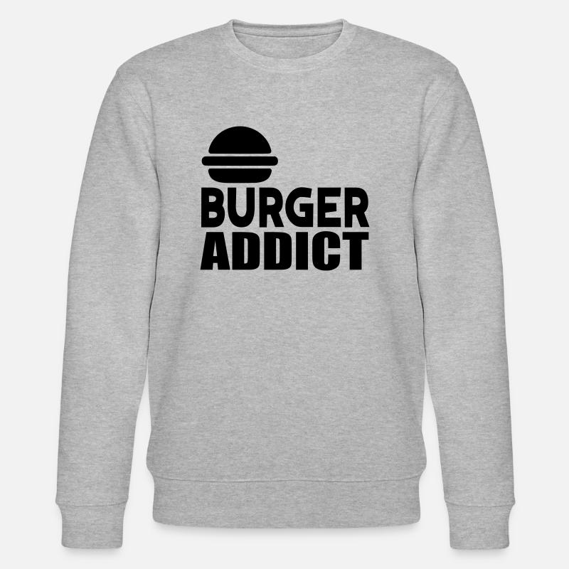 hamburger - Sweat bio CHANGER Stanley/Stella Unisexe - gris chiné