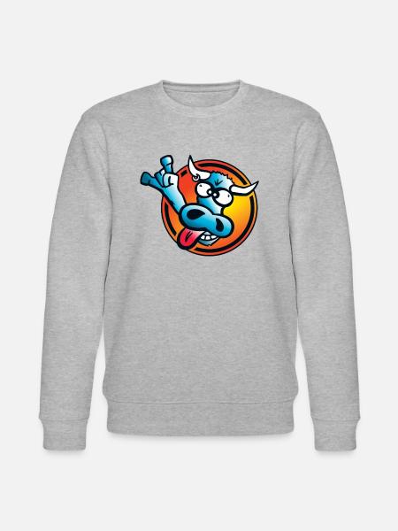 Tiroler Leitkuh - Stanley/Stella Unisex Bio-Sweatshirt CHANGER - Grau meliert