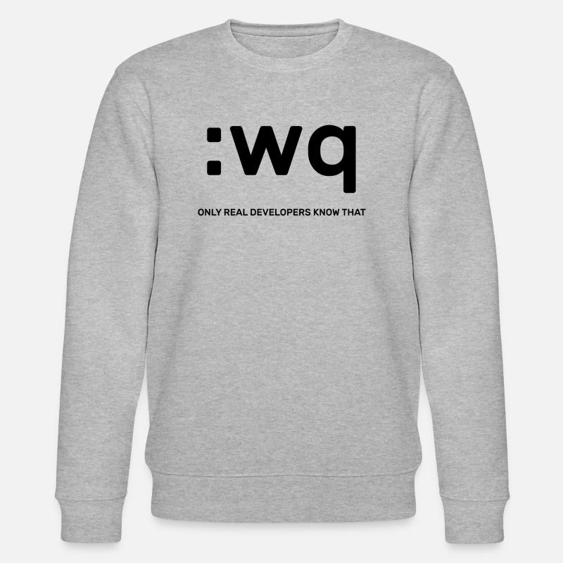 Vim Developers - Sweat bio CHANGER Stanley/Stella Unisexe - gris chiné