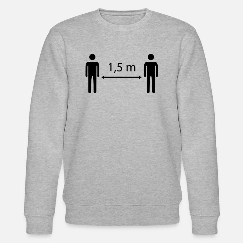 distance - Sweat bio CHANGER Stanley/Stella Unisexe - gris chiné