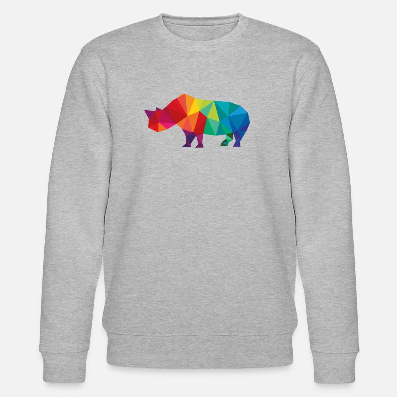 Nashorn - Stanley/Stella Unisex Bio-Sweatshirt CHANGER  - Grau meliert