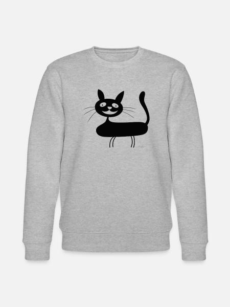 Cat - Stanley/Stella CHANGER Unisex Organic Sweatshirt - heather grey