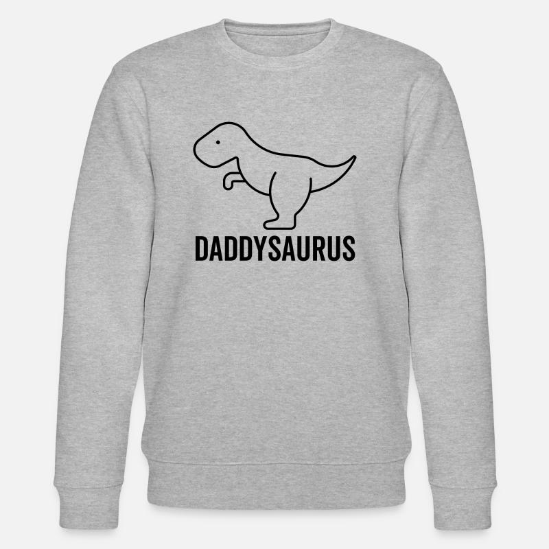 Daddysaurus ( Daddysaurus ) - Sweat bio CHANGER Stanley/Stella Unisexe - gris chiné
