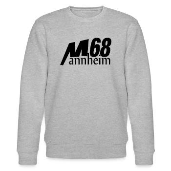 Mannheim Monnem - Stanley/Stella CHANGER Unisex Organic Sweatshirt - heather grey - Front - Nik (191cm) & Marisol (170cm)