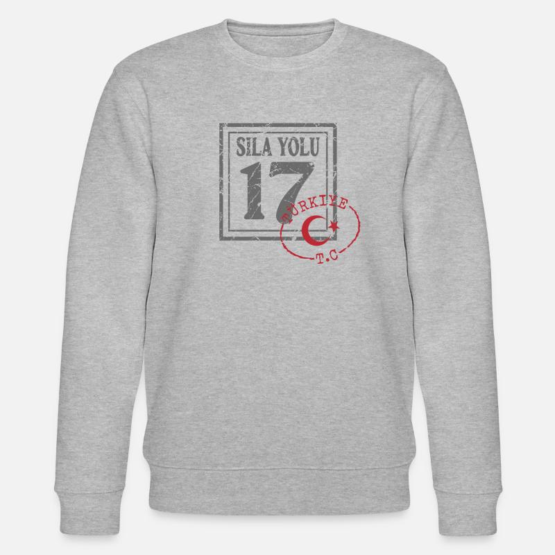 Çanakkale - Stanley/Stella Unisex Bio-Sweatshirt CHANGER  - Grau meliert