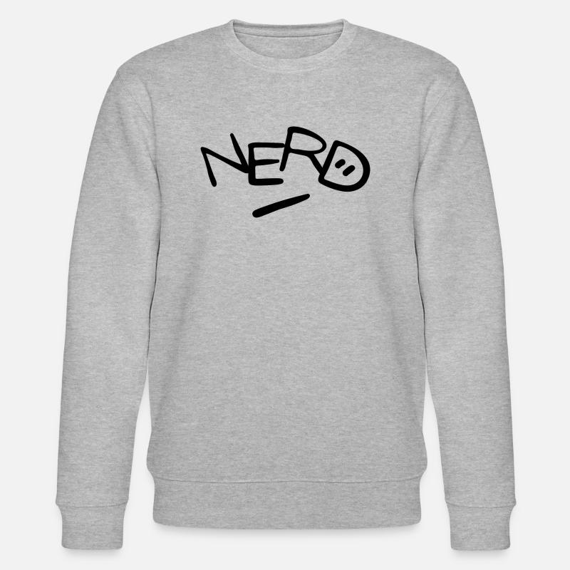 NERD - Stanley/Stella Unisex Bio-Sweatshirt CHANGER  - Grau meliert