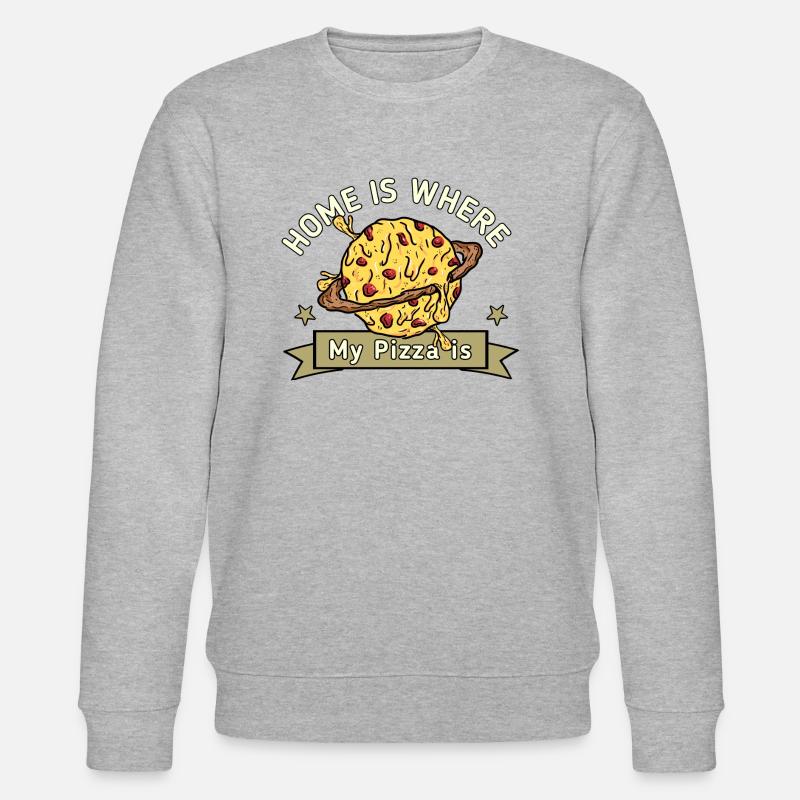 Pizza - Order Pizza - Stanley/Stella CHANGER Unisex Organic Sweatshirt - heather grey