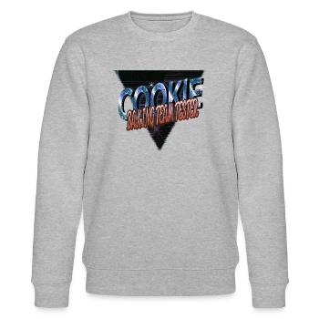 baking competition funny gym birthday present idea - Stanley/Stella Unisex Bio-Sweatshirt CHANGER  - Grau meliert - Vorne - Nik (191cm) & Marisol (170cm)