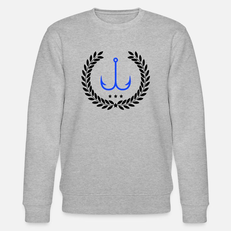 hameçon - Sweat bio CHANGER Stanley/Stella Unisexe - gris chiné