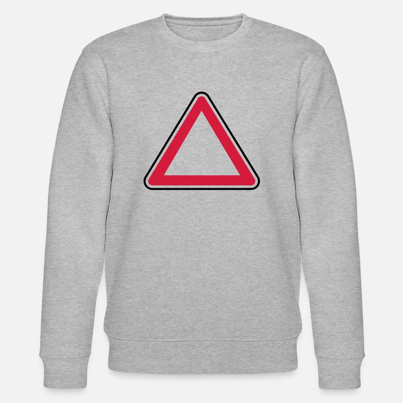 Achtung Tafel - Stanley/Stella Unisex Bio-Sweatshirt CHANGER  - Grau meliert