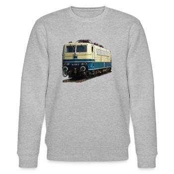Locomotive DB184 - Sweat bio CHANGER Stanley/Stella Unisexe - gris chiné - Devant - Nik (191cm) & Marisol (170cm)