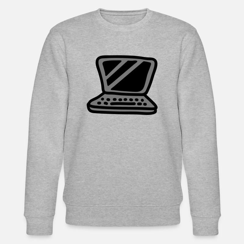 Laptop - Stanley/Stella Unisex Bio-Sweatshirt CHANGER  - Grau meliert
