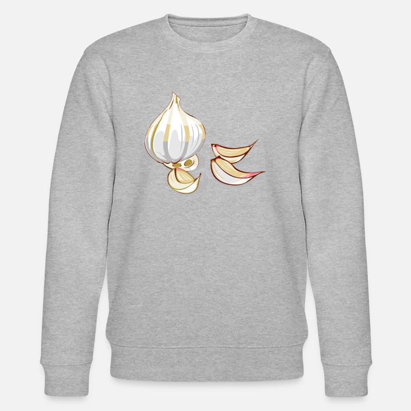 Knoblauch - Stanley/Stella Unisex Bio-Sweatshirt CHANGER - Grau meliert