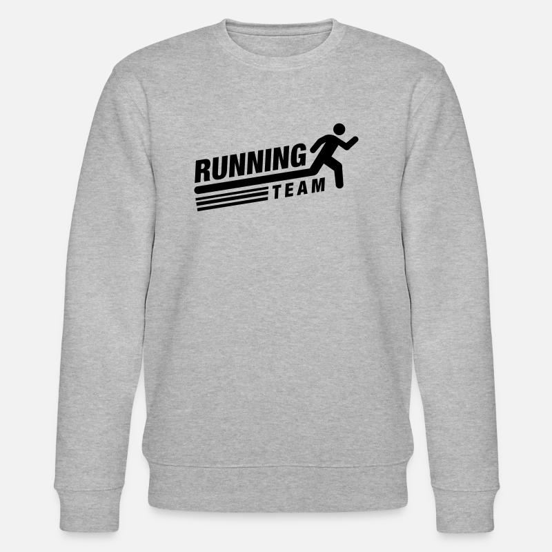 running_team_ll1 - Stanley/Stella Unisex Bio-Sweatshirt CHANGER  - Grau meliert