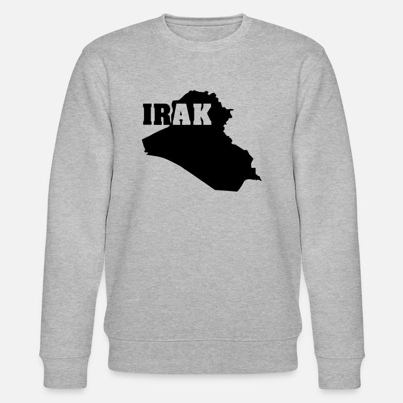 Irak (ID: 002004) - Sweat bio CHANGER Stanley/Stella Unisexe - gris chiné