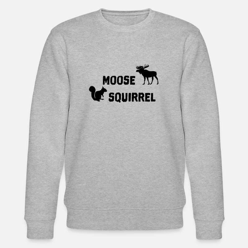 Moose & Squirrel - Sweat bio CHANGER Stanley/Stella Unisexe - gris chiné