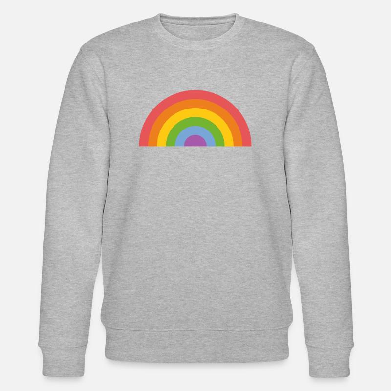 Regenbogen - Stanley/Stella Unisex Bio-Sweatshirt CHANGER  - Grau meliert