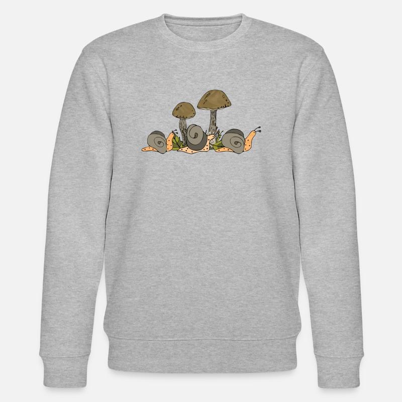 Snails - Stanley/Stella CHANGER Unisex Organic Sweatshirt - heather grey