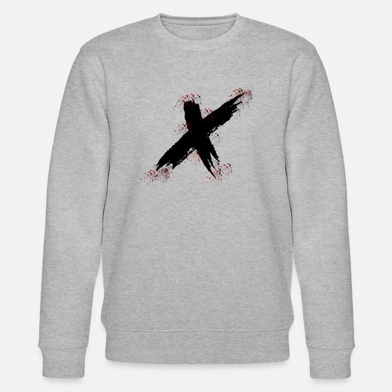 x logo - Stanley/Stella Unisex Bio-Sweatshirt CHANGER - Grau meliert