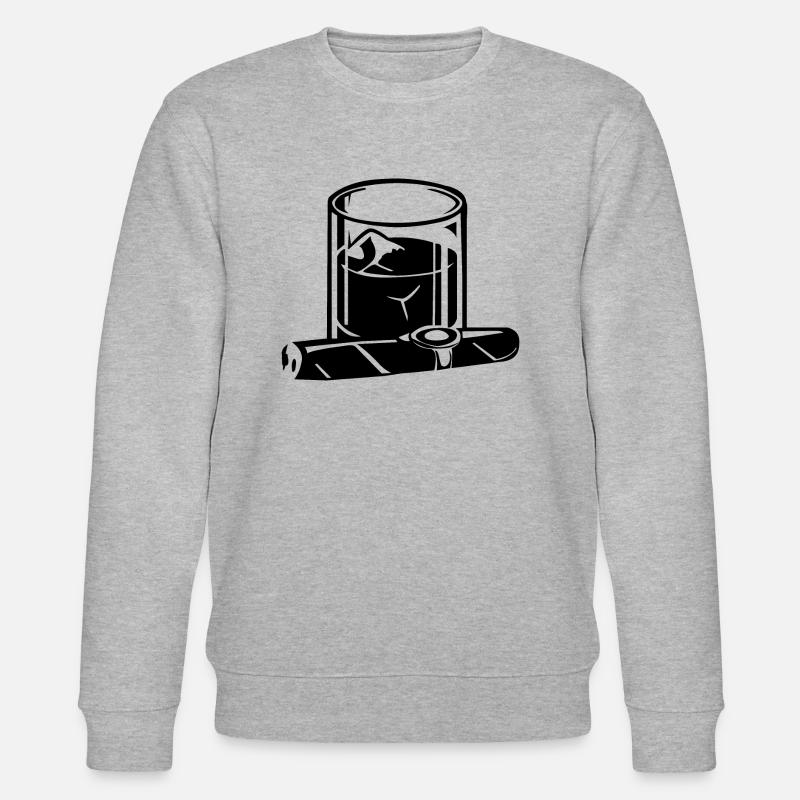 Zigarre - Stanley/Stella Unisex Bio-Sweatshirt CHANGER  - Grau meliert
