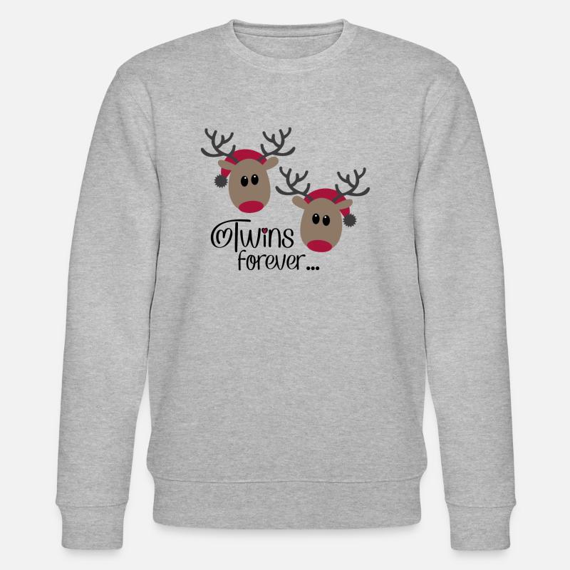 Gémeaux pour toujours - Sweat bio CHANGER Stanley/Stella Unisexe - gris chiné