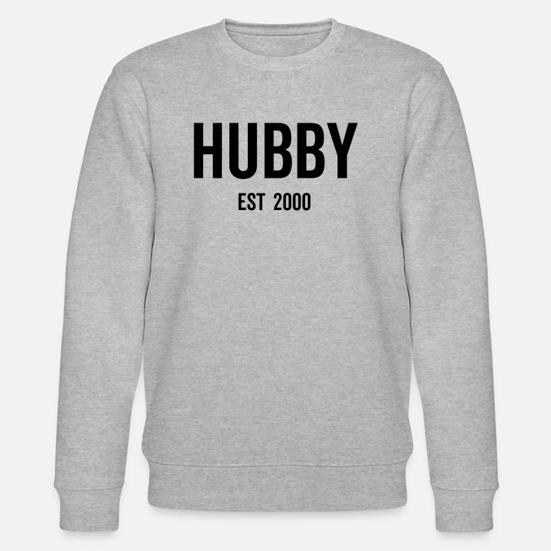 Hubby Est 2000 - Sweat bio CHANGER Stanley/Stella Unisexe - gris chiné