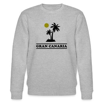 Gran Canaria - Sweat bio CHANGER Stanley/Stella Unisexe - gris chiné - Devant - Nik (191cm) & Marisol (170cm)