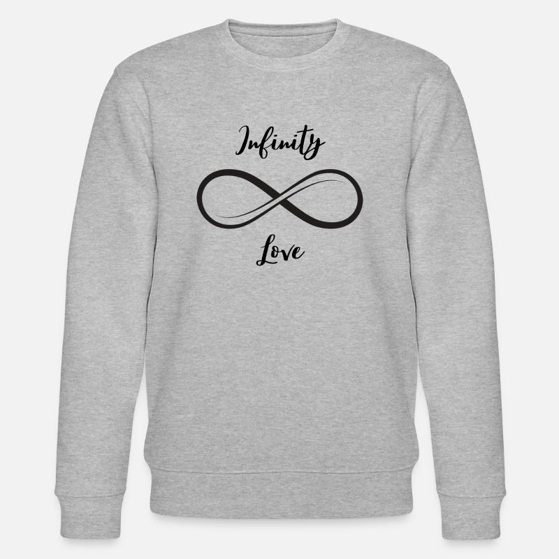 Unendliche Liebe - Unendliche Liebe - Stanley/Stella Unisex Bio-Sweatshirt CHANGER  - Grau meliert