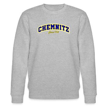 CHEMNITZ - Stanley/Stella Unisex Bio-Sweatshirt CHANGER  - Grau meliert - Vorne - Nik (191cm) & Marisol (170cm)
